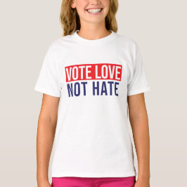 Tシャツを憎まない愛の投票 Tシャツ