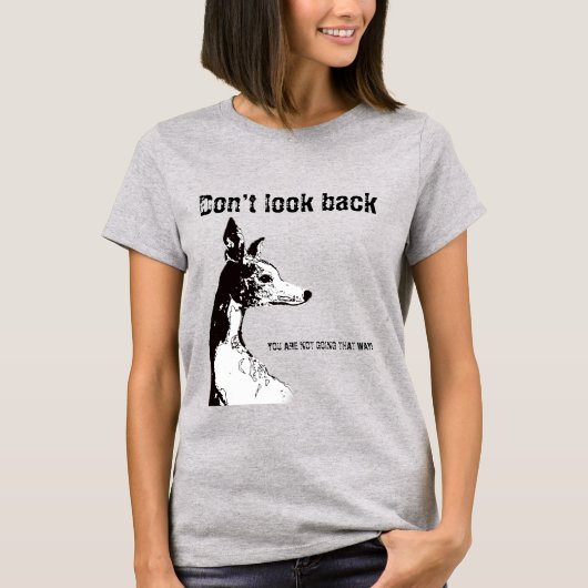 Tシャツを振り返らない Tシャツ (正面)
