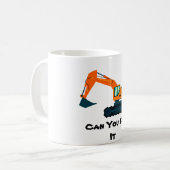 Tシャツを掘れるか コーヒーマグカップ (正面左)