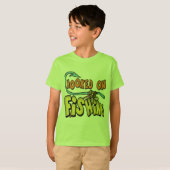 Tシャツを採取しているギフトを採取している子供および子供 Tシャツ (正面フル)