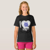 Tシャツを着たこうもりで私のブーが大好き Tシャツ (正面フル)