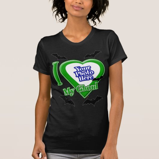 Tシャツを着たこうもりで、グールが大好き Tシャツ (正面)