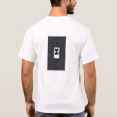 Tシャツを着たピーカブー猫 Tシャツ (裏面)