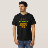 Tシャツを着た人の距離 Tシャツ (正面フル)