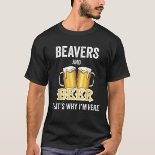 Tシャツを着た理由はビーバーとビール Tシャツ