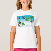 Tシャツを着た鳥 Tシャツ (正面)