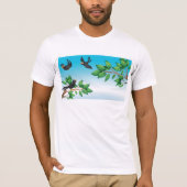 Tシャツを着た鳥 Tシャツ (正面)