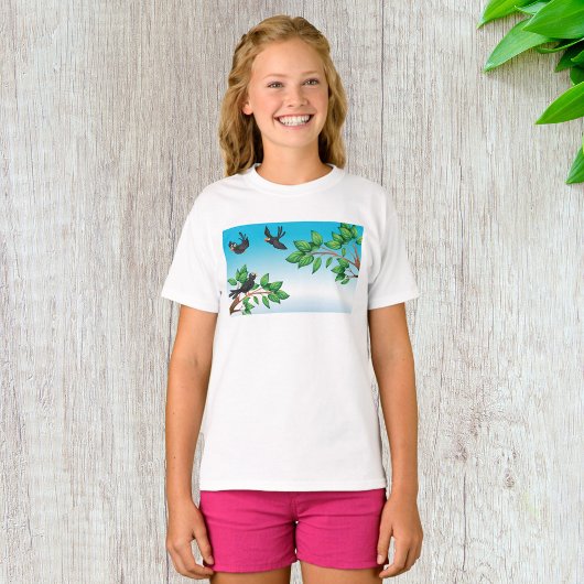 Tシャツを着た鳥 Tシャツ