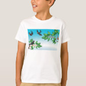 Tシャツを着た鳥 Tシャツ (正面)