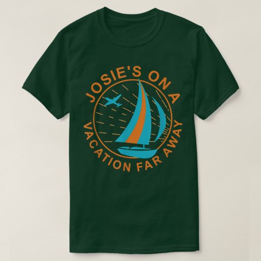 Tシャツを着て休暇遠くにを過ごす Tシャツ (デザイン正面)