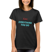 Tシャツを着て何でも好き