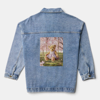 Tシャツを着て デニムジャケット