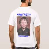 Tシャツを着て Tシャツ (裏面)