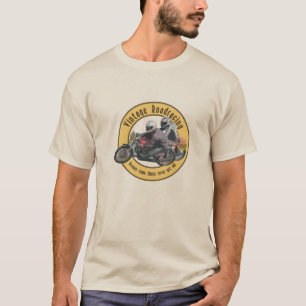 Tシャツを競争させるヴィンテージのオートバイ Tシャツ