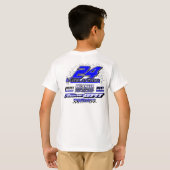 Tシャツを競争させる子供のBelangerのMotorsports Tシャツ (裏面フル)