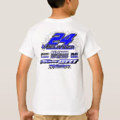 Tシャツを競争させる子供のBelangerのMotorsports Tシャツ (裏面)