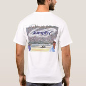Tシャツを競争させる#74 JumpFly Tシャツ (裏面)