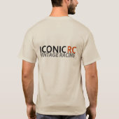 Tシャツを競争させるIconicRCのヴィンテージ Tシャツ (裏面)