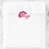 Tシャツを縫う ラウンドシール (バッグ)