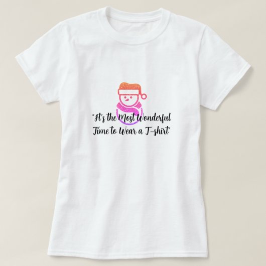 「Tシャツを衣服するのにすごく素敵な時間」 Tシャツ (デザイン正面)