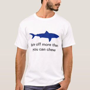 Tシャツを言っている鮫 Tシャツ