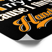 Tシャツを試さないでイエス様を試してみて下さい ポスター (角)