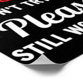 Tシャツを試さないで下さいイエス・キリスト ポスター (角)