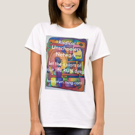 Tシャツを走って下さい Tシャツ (正面)