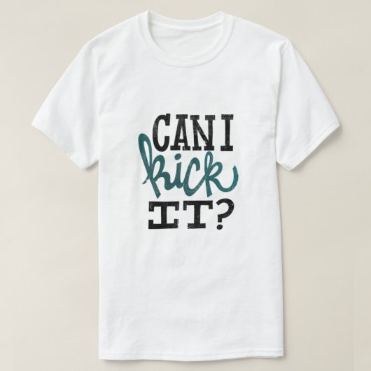 Tシャツを蹴ってもいい Tシャツ (デザイン正面)