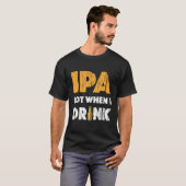 Tシャツを飲む時のIPAロットTシャツのビール飲む恋人G Tシャツ (正面フル)