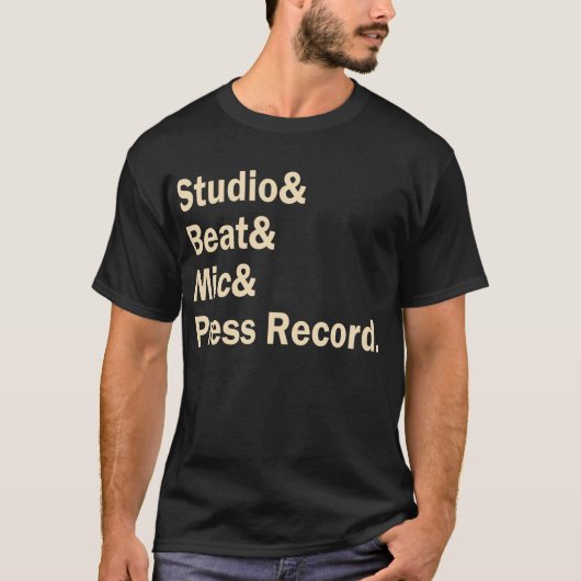Tシャツを(暗い)叩く方法 Tシャツ (正面)
