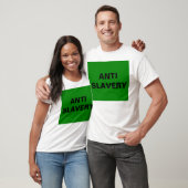 Tシャツアンチ奴隷緑 Tシャツ (ユニセックス)
