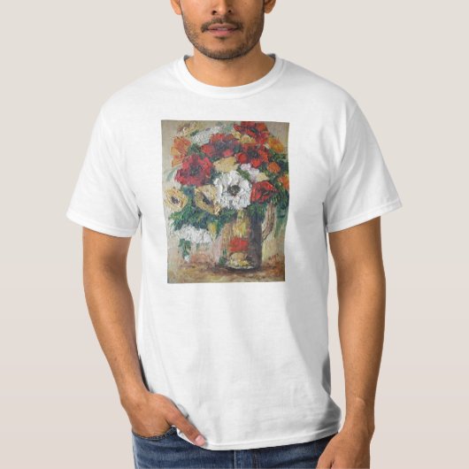 Tシャツアン絵画ヘイズのフラワーミックスディライト Tシャツ (正面)
