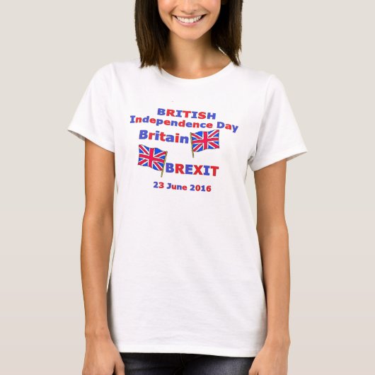 TシャツイギリスEU出口イギリスBrexit Tシャツ (正面)