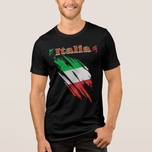Tシャツイタリア トライブレンドＴシャツ (正面)