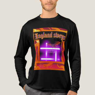 Tシャツイングランドのコウノトリ トライブレンドTシャツ