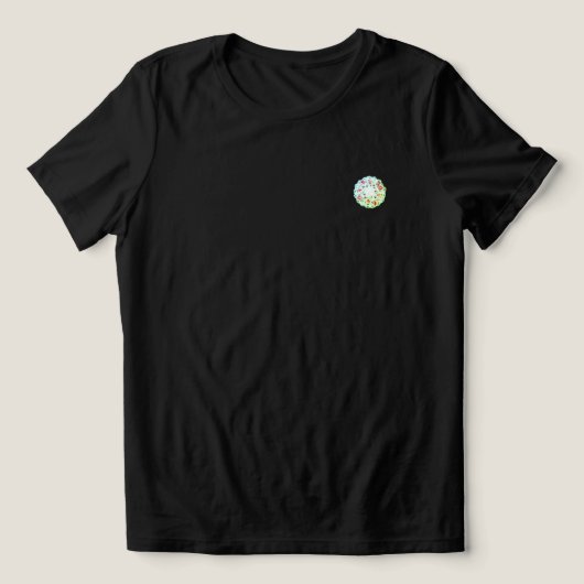 Tシャツウィメンズベラトリフラワーデザインスタイル トライブレンドＴシャツ (デザイン正面)