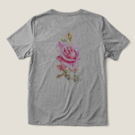 Tシャツウィメンズベラトリフラワーデザイン トライブレンドTシャツ
