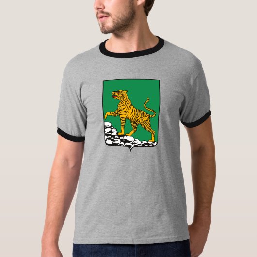 Tシャツウラジオストク紋章付き外衣 Tシャツ (正面)