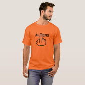 Tシャツエイリアン反転 Tシャツ (正面フル)