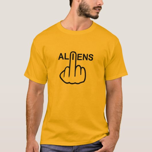 Tシャツエイリアン反転 Tシャツ (正面)