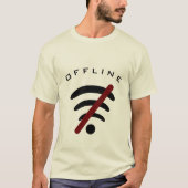 Tシャツオおもしろいフライン文字 Tシャツ (正面)