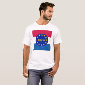 Tシャツオランダ国旗EU Nexit Tシャツ (正面フル)