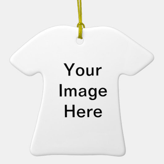 Tシャツオーナメント セラミックオーナメント (正面)