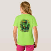 Tシャツカルチャーポップ・アートのアニメおもしろいミーム Tシャツ (裏面フル)