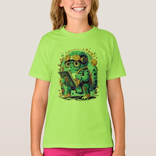 Tシャツカルチャーポップ・アートのアニメおもしろいミーム Tシャツ (正面)