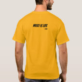Tシャツカーサコルブミソはライフ+ロゴ Tシャツ (裏面)