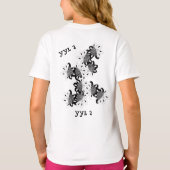 Tシャツガール Tシャツ (裏面)