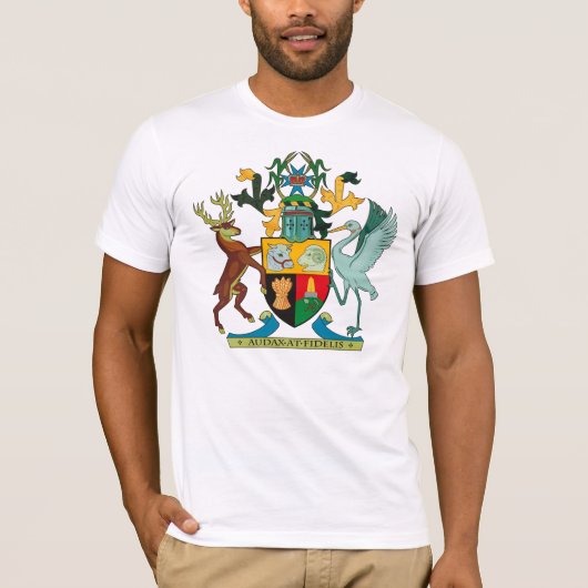 Tシャツクイーンズランド紋章付き外衣 Tシャツ (正面)