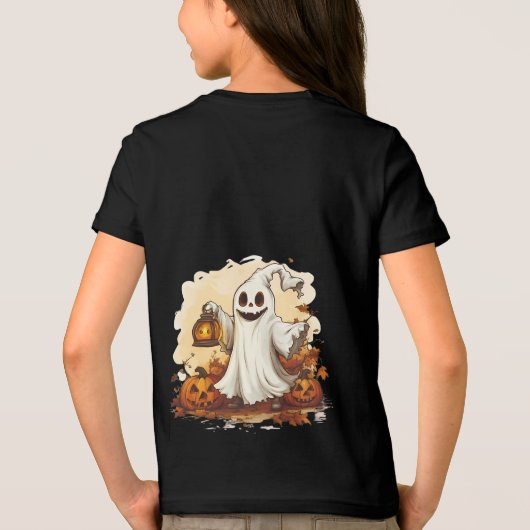 Tシャツクラシックハロウィーンシーン トライブレンドTシャツ (裏面)